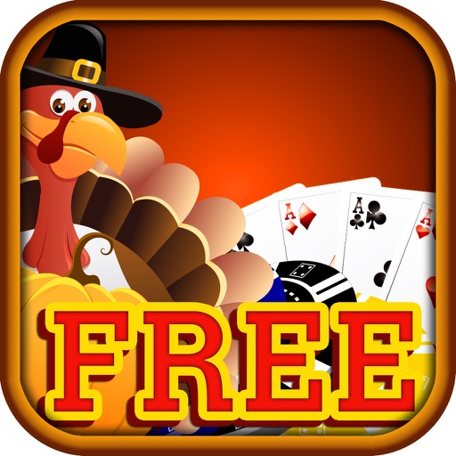 21+ Happy Thanksgiving and Holiday Blackjack Cards Games Pro icon