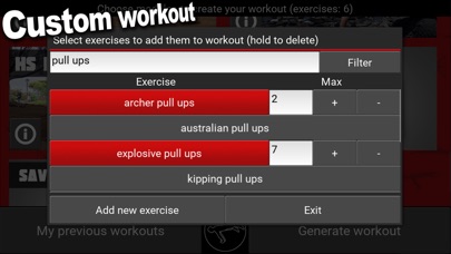 TrainingPal - Calisthenics trainer Screenshot 4