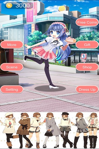 Sweet Lolita Maid - Cute Girl Dress Up Free screenshot 4