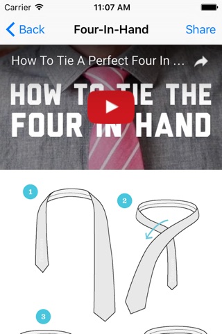 How to tie a tie knot Pro screenshot 2