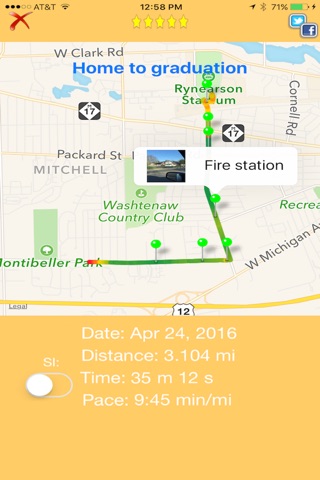 Pedometer - Walk, Map, and Share Your Steps screenshot 2