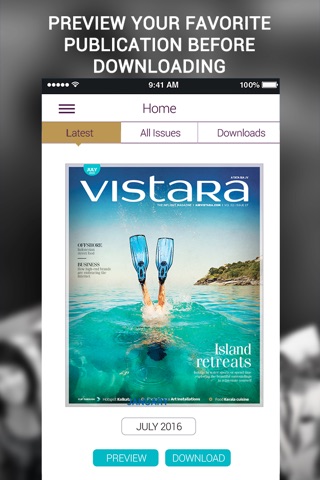 Vistara Magazine screenshot 2