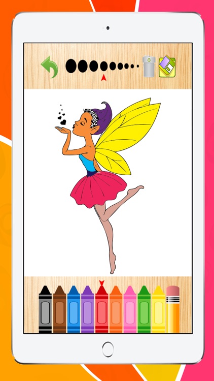 Princess Coloring Book Pages Game for Preschool