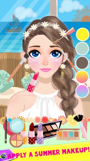 Summer Holiday - Girls SPA, Makeup and Dress Up Beauty Salon(圖4)-速報App