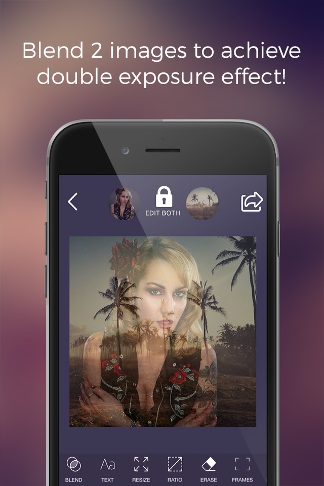 BlendShop - blend photos for instagram & facebook screenshot 4