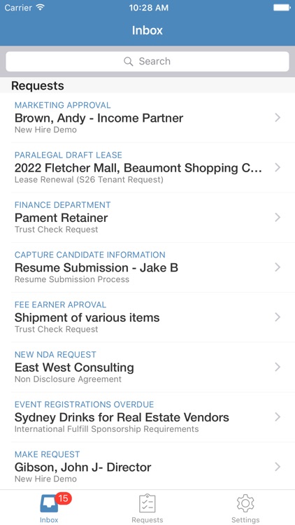 Intapp Flow for BlackBerry