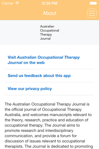Australian Occupational Therapy Journal screenshot 3