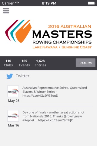 Australian Masters Rowing Championships screenshot 2