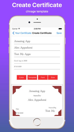 Create Your Own Certificate Pro(圖3)-速報App