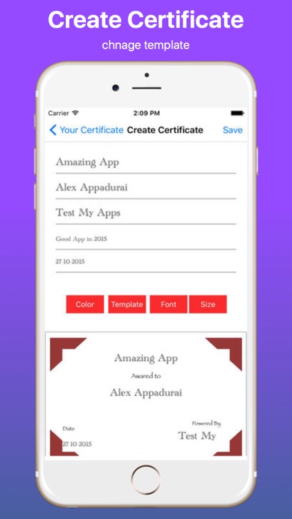 Create Your Own Certificate Pro screenshot-2