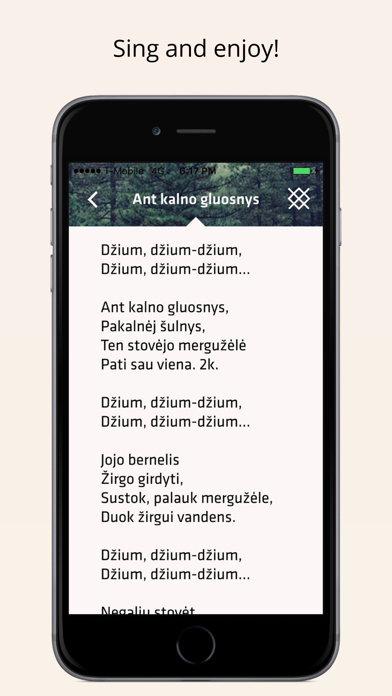 How to cancel & delete Dainorėlis - Your Lithuanian Song Book from iphone & ipad 4