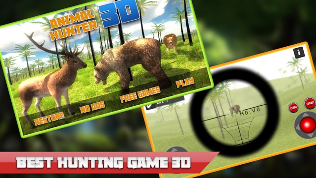 Animal (Deer, Lion, Bear) Hunting 3D : Sniper Shooting Game(圖1)-速報App