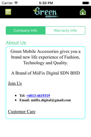 Green Mobile Accessories screenshot 3