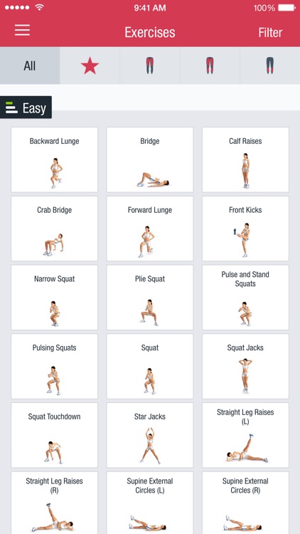 Runtastic Leg Trainer Workouts