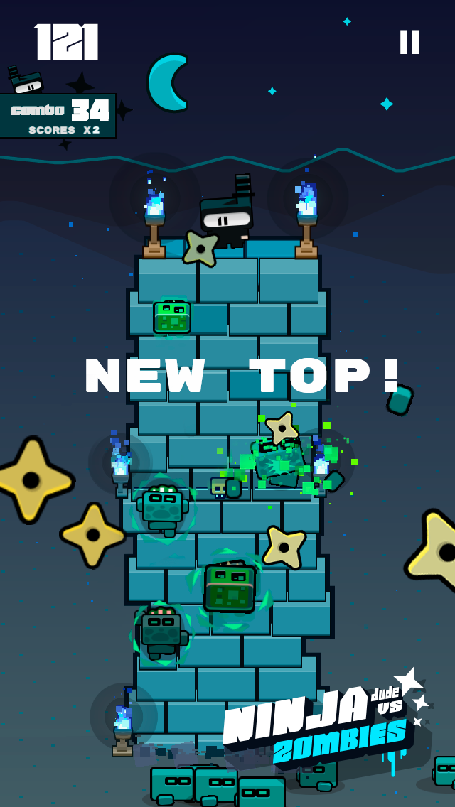 Ninja Dude vs Zombies - endless tap n slash zombie arcade game