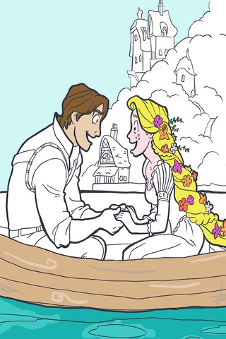 Paint Princess Rapunzel – Drawings to color PRO screenshot 2
