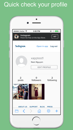 Safe web for Instagram - protect your Instagram with Passcod(圖4)-速報App