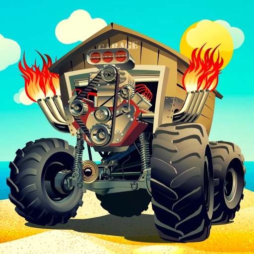 Monster Buggy Racing - Crazy beach truck driving simulator games for kindergarten boys and girls iOS App