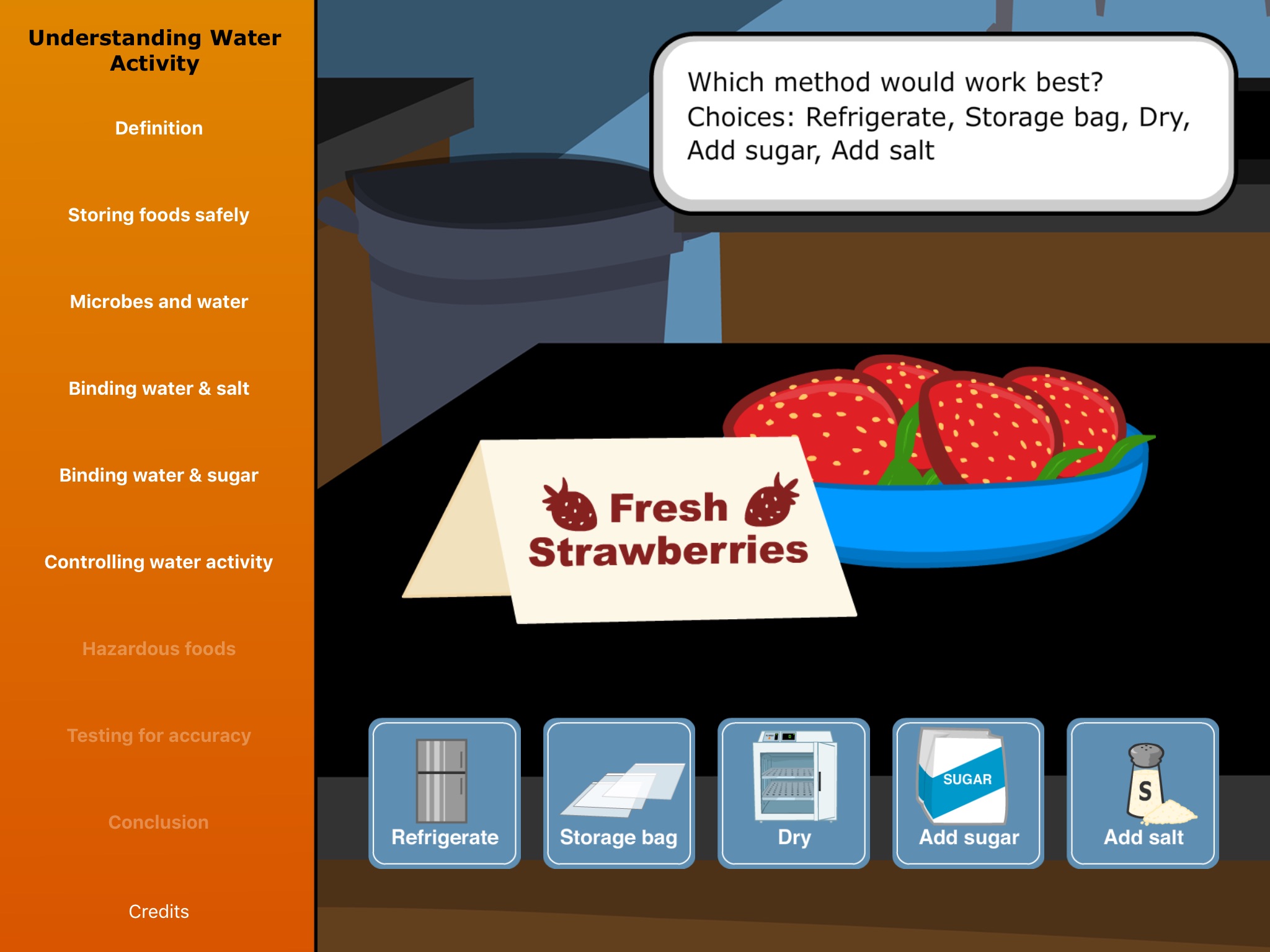 Virtual Labs: Understanding Water Activity screenshot 3