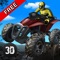 Race through the dirt, avoid obstacles and perform different stunts