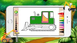 Game screenshot Tractor Coloring Book - Trucks & Construction Vehicles Coloring Book hack