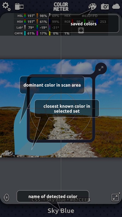 ColorMeter RGB Hex Color Picker and Colorimeter screenshot-3