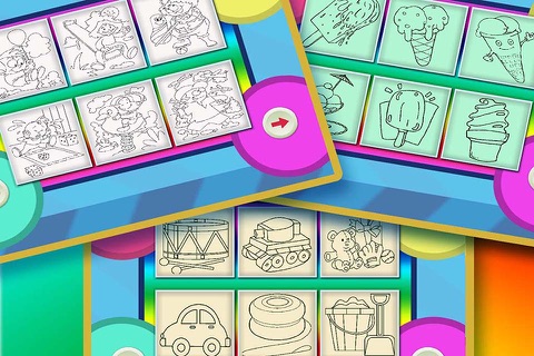 Скриншот из Coloring Children  s Favorites Step by Step For Kids - 幼儿园在61儿童节的免费绘画游戏