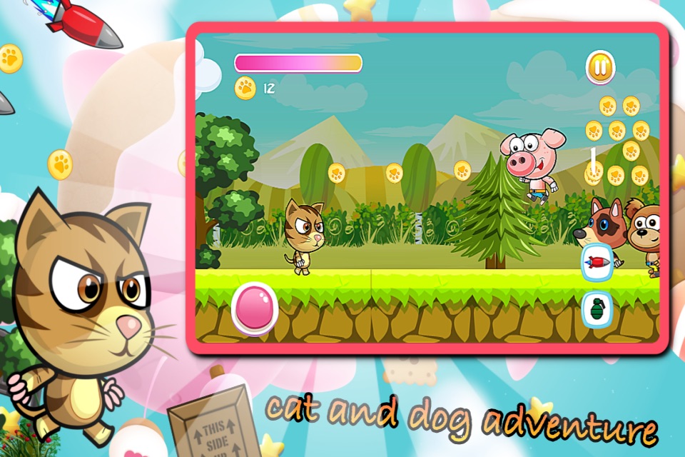 cat and dog go - animal run game adventure for kids screenshot 2