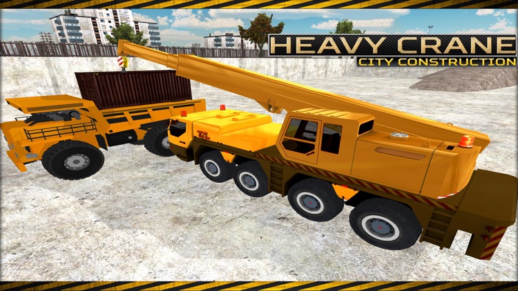 Heavy Crane City Construction 3D - Operate & Drive Heavy Duty Construction Trucks in Real City