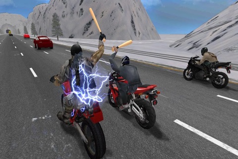 Moto Bike Road Rush : Figh-t Atta-ck Race 3d screenshot 4