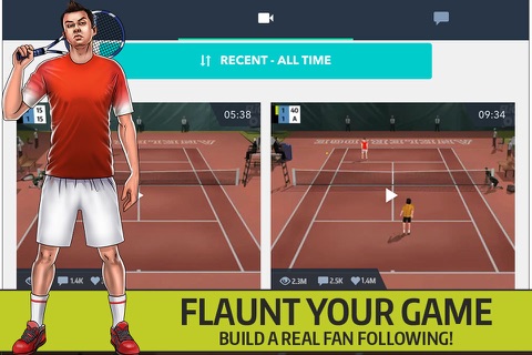 Flick Tennis Online - Play like Nadal, Federer, Djokovic in top multiplayer tournaments! screenshot 2