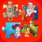 jigsaw puzzle game for children between one and four years, has been designed especially to children, and no complicated menus