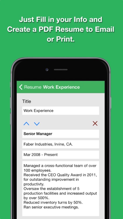 Smart Resume Pro: Resume and CV Designer screenshot-0