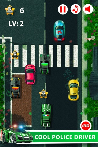Police car driver - Cop patrol simulator games easy for little kids screenshot 3