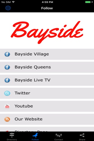 Bayside Live Directory screenshot 2