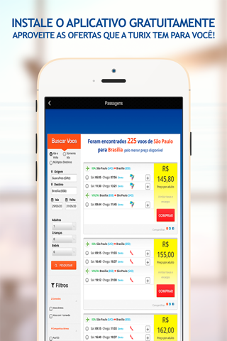 Скриншот из Turix Viagens e Turismo