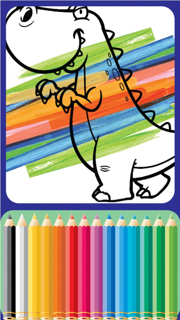 【图】Dinosaurs Village coloring page for boys Third Edition(截图1)