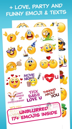 Flirty Dirty Emoticons - Adult Emoji for Texts and Romantic (圖2)-速報App