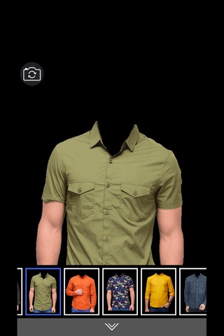Man Shirt Photo Montage - Latest and new photo montage with own photo or camera screenshot 4