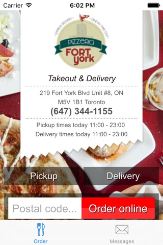 Fort York Pizzeria screenshot 2