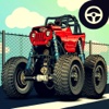 Monster truck speed racer - Cool speedway heavy cars driving simulator games for little kids