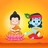 Buddha And Krishna Stickers