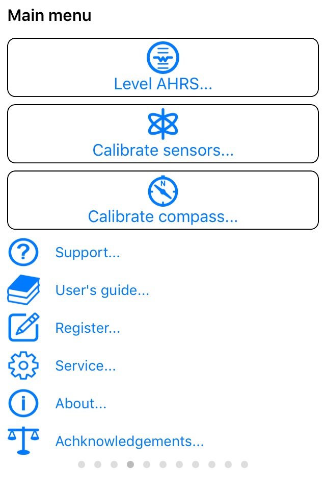 A-EFIS Black and White screenshot 3