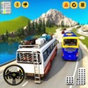Heavy Bus Driving Hill Station