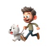 Westie Walking Stickers
