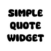 Simple Quote Widget