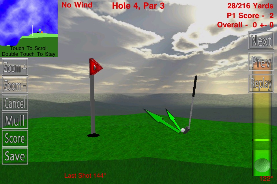 Rocket Golf Lite screenshot 4