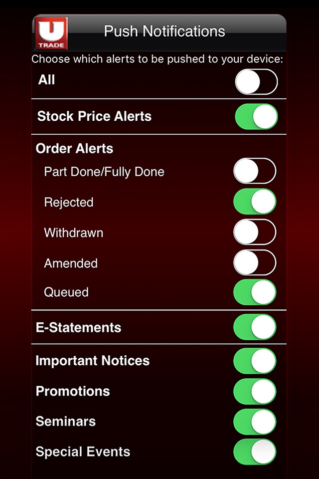 UTRADE SG screenshot 3