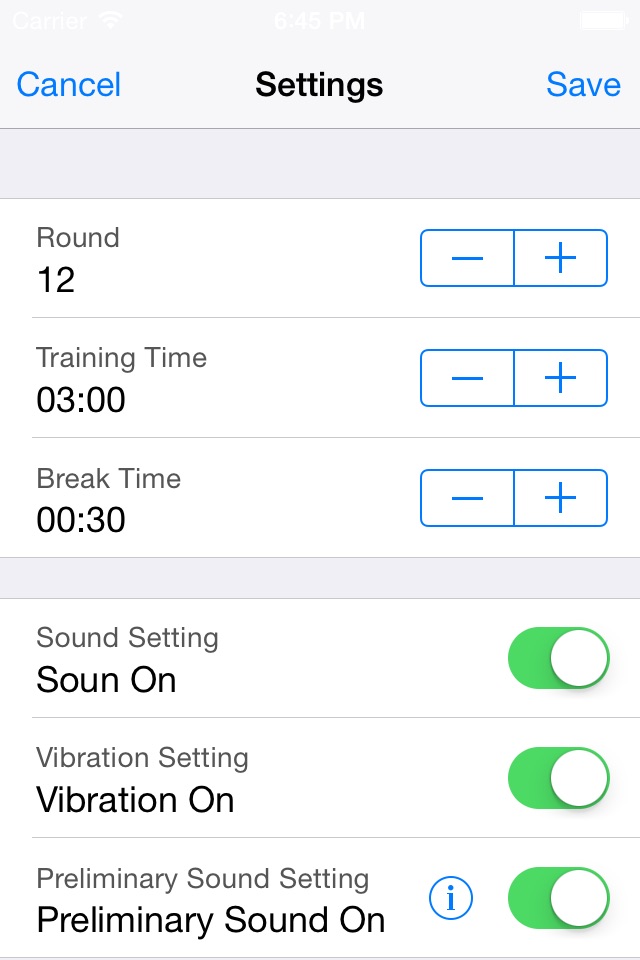 Boxing Timer (Training Timer) screenshot 3