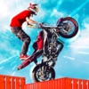 Dirtbike Roof Top Racing Game